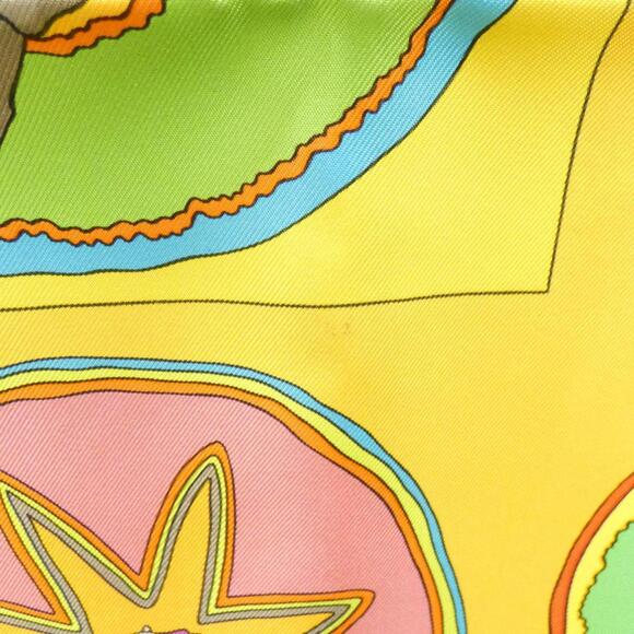 HERMES Blue Scarf - Picture 3 of 6